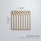 Ekena Millwork Extra Small Cedar Park Decorative Fretwork Wood Wall Panels, Cherry, 7 3/8"W x 7 3/8"H x 3/8"T WALW08X08X0375CRPCH - alternate 6